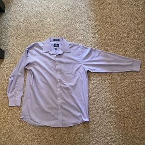 Light-purple, wrinkle free Stafford button up